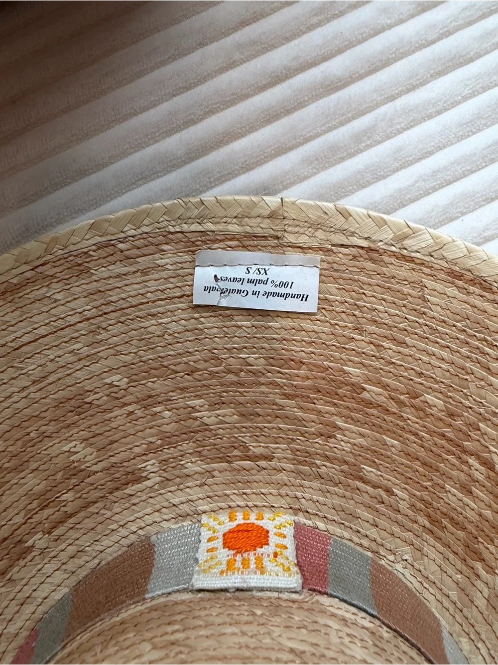 Sunshine Tienda Yolanda Palm Hat XS/S Handmade Guatemala